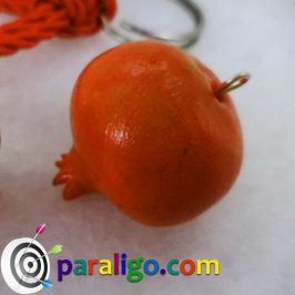 Polymer clay charms pomegranates Featured