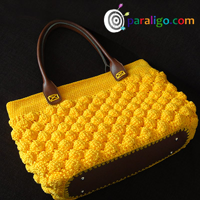 Crochet Handbag Paraligo Balloon Stitch 