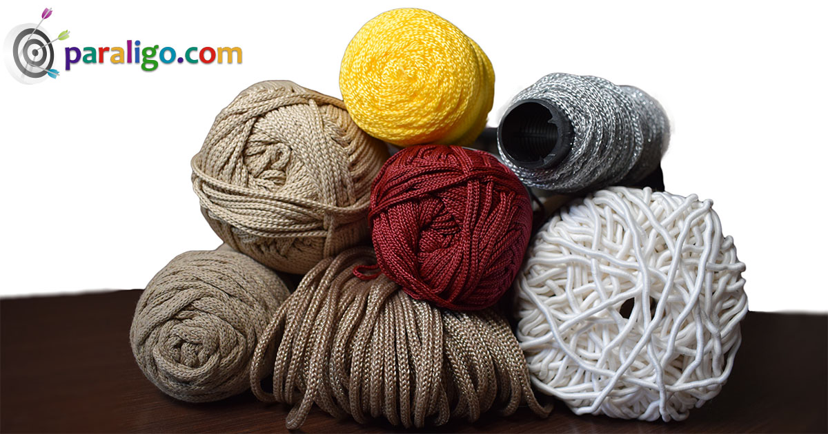 100% PP Macrame Cord 5 Mm, Colored Yarn for Macrame, 5 Mm PP Cord for  Knitting Bag, Yarn for Crochet Bag 