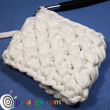 Dense stitches for crochet bags Part 5 | The slanting waistcoat stitch